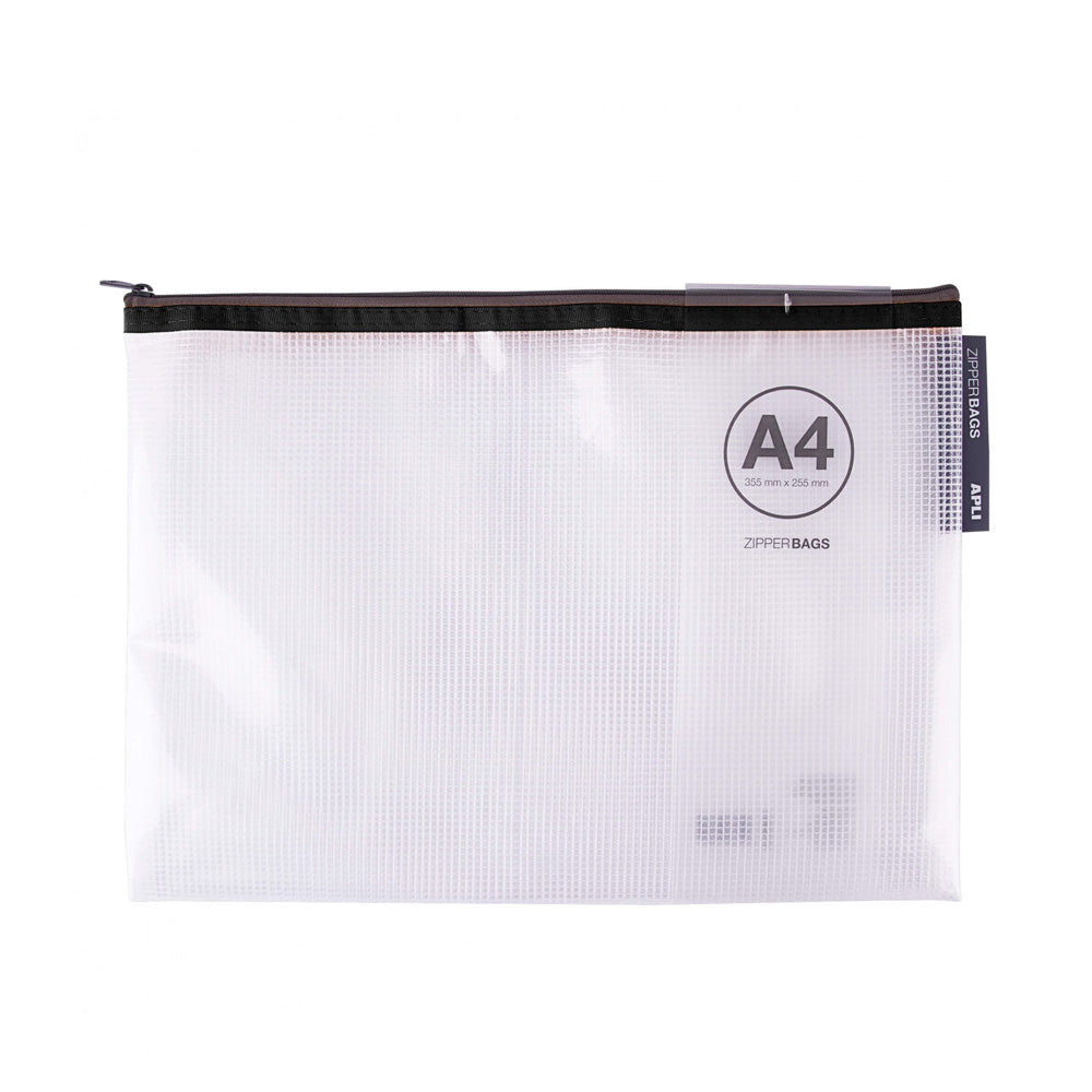 Bolsa 355x255mm A4 Fecho Correr Plástico APLI Sortido