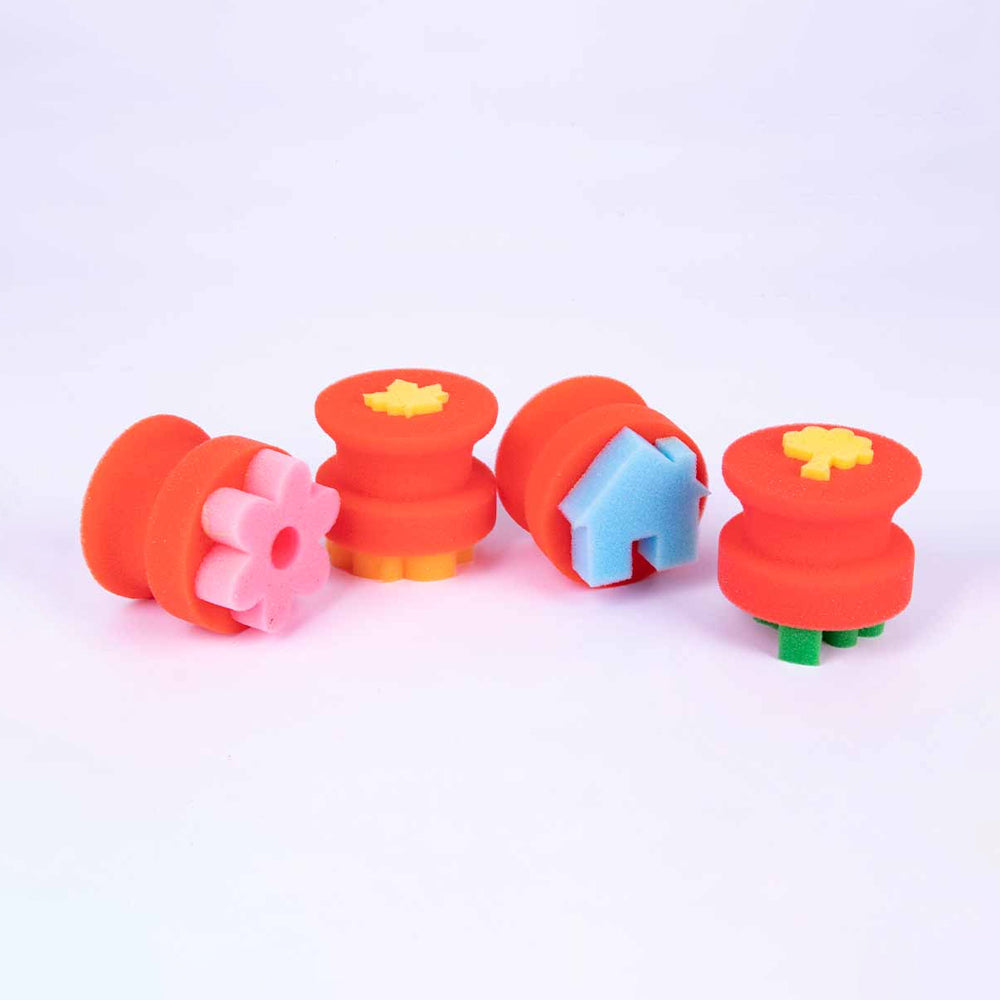 Esponja Carimbo Pintura Apli Kids Paint & Fun 4un