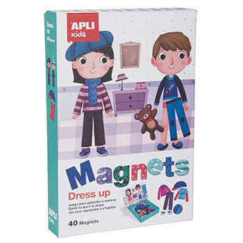 Jogo Educativo Magnético Apli Vestuário 40 Peças