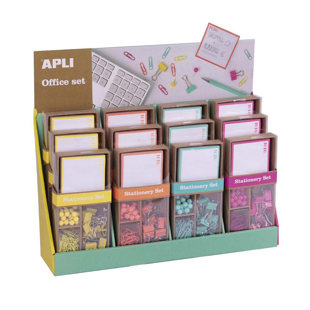 Kit Escritório Apli Soft Coleção Fluor Sortido 1un