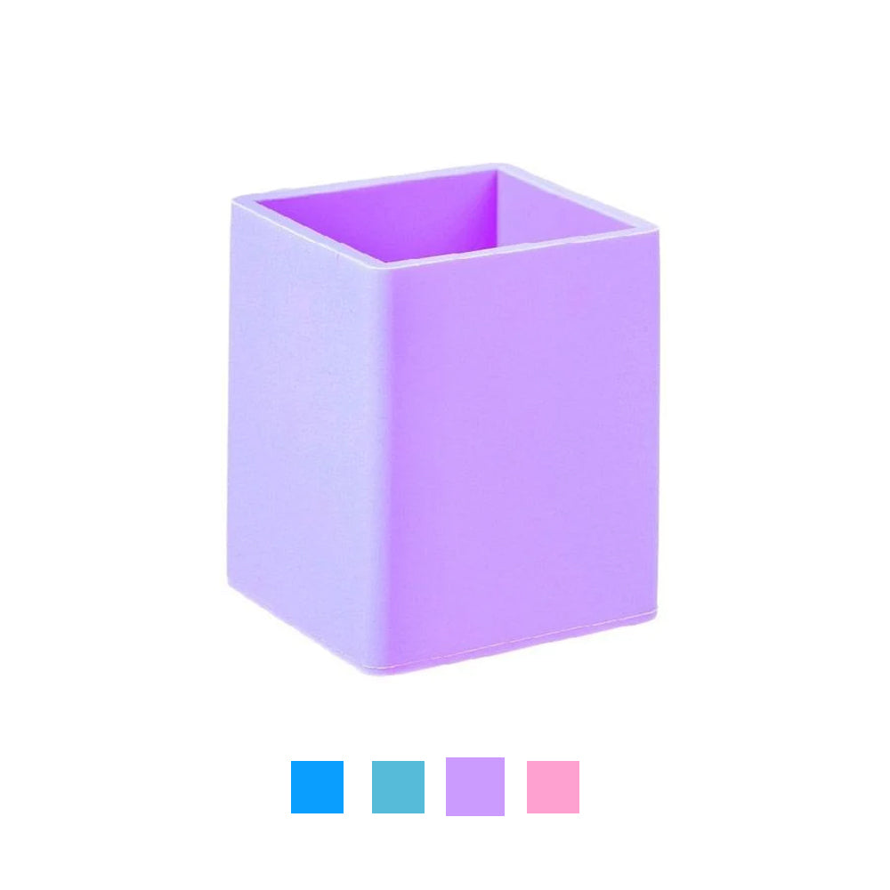 Porta Lápis Silicone Quadrado Soft Nordic Apli Sortido