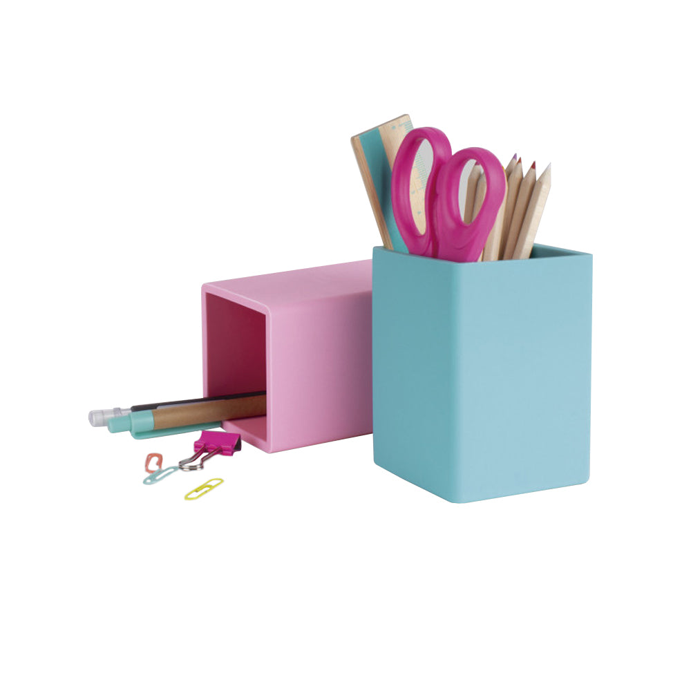 Porta Lápis Silicone Quadrado Soft Nordic Apli Sortido