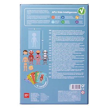 Jogo Educativo Magnético Apli Corpo Humano 63 Peças