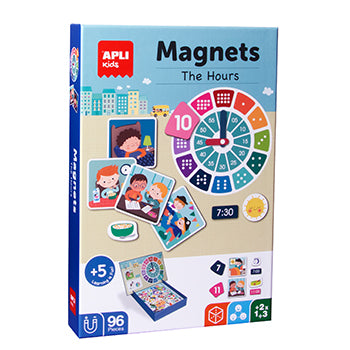 Jogo Educativo Magnético Apli As Horas 96 Peças