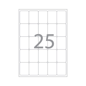 Etiquetas 025x040mm 15Fls A5 Apli 375un