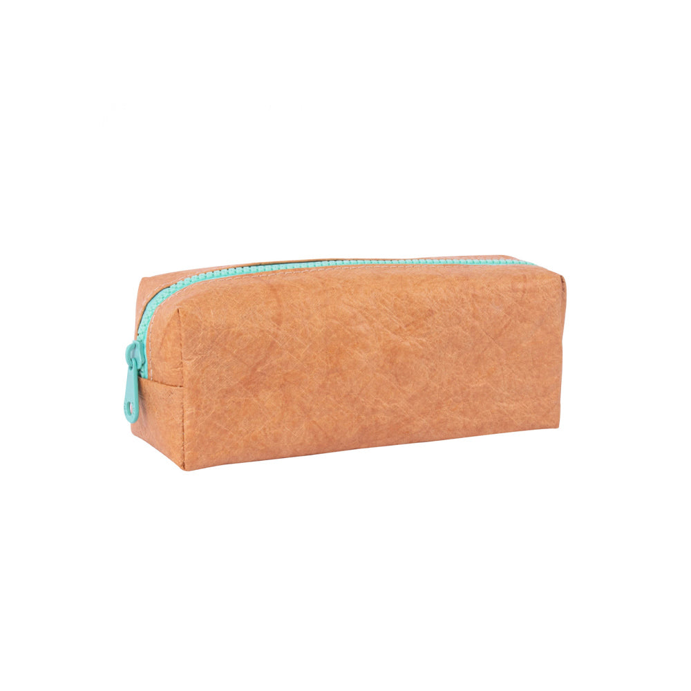 Estojo Kraft Apli com Fecho Verde 1un