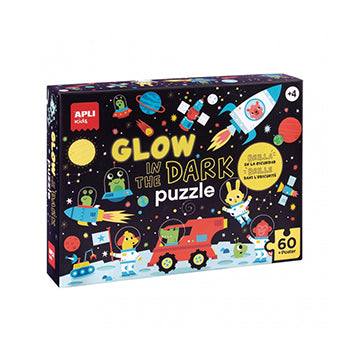 Jogo Educativo Puzzle Apli Fluor Espaço 60 Peças