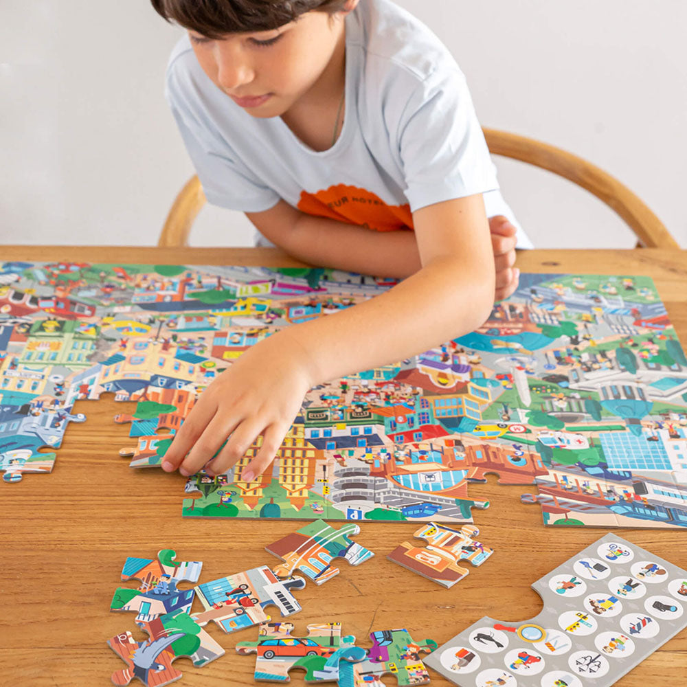 Jogo Educativo Puzzle Apli Observação da Cidade 104 Peças