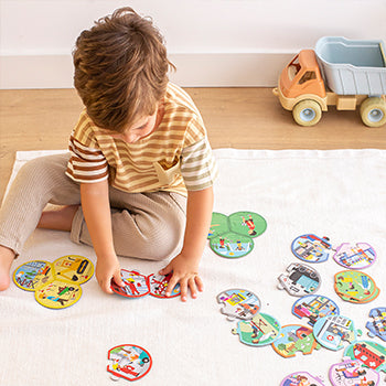 Puzzle Trio Profissões  24 Peças