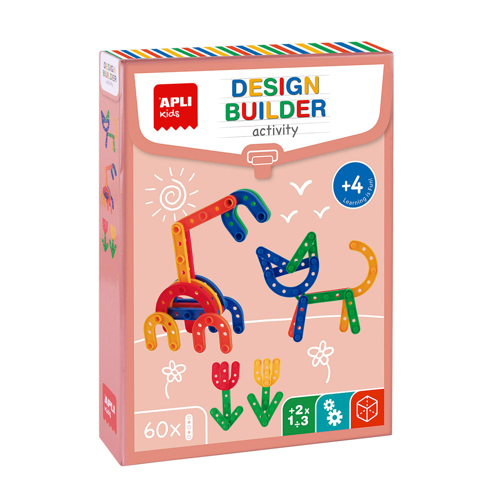 Jogo Educativo Apli Peças de Conexão 60 Peças