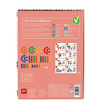 Jogo Educativo Apli Peças de Conexão 60 Peças