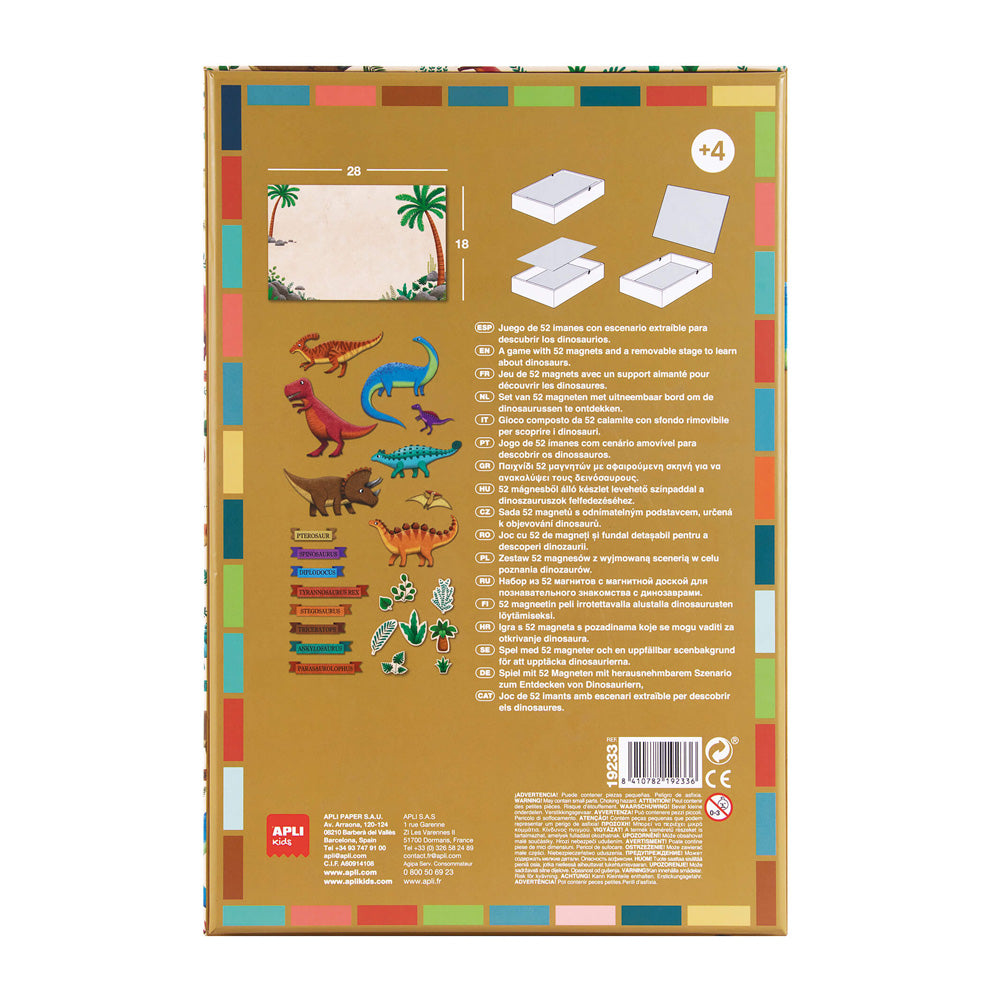 Jogo Educativo Apli Kids Magnets Dinosaurs