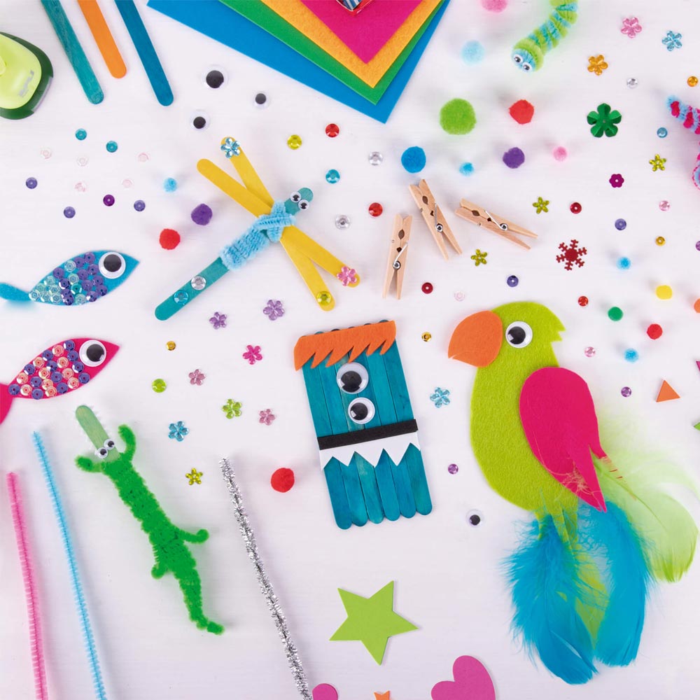 Kit Manualidades Crafty Box 700 Peças