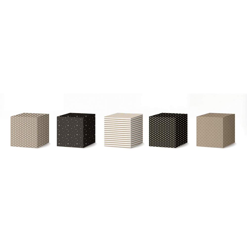 Papel Embrulho 70cmx2m Kraft Black & White Expositor 55un
