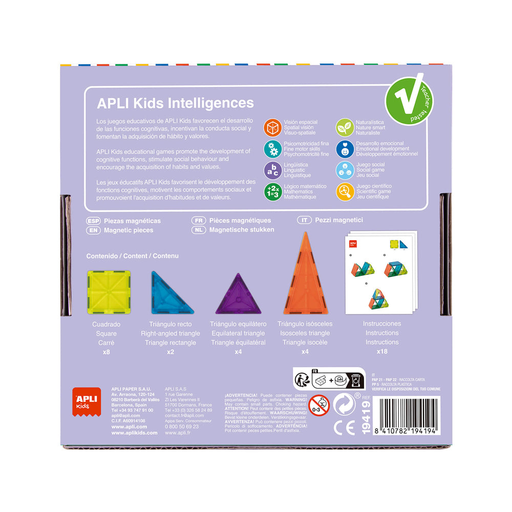 Jogo Educativo Apli Kids Blocos Magneticos