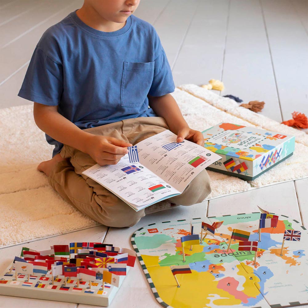 Jogo Educativo Puzzle Apli Bandeiras da Europa