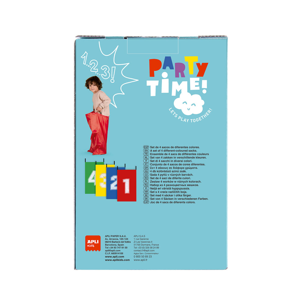 Jogo Party Time Corrida de Sacos Apli Kids