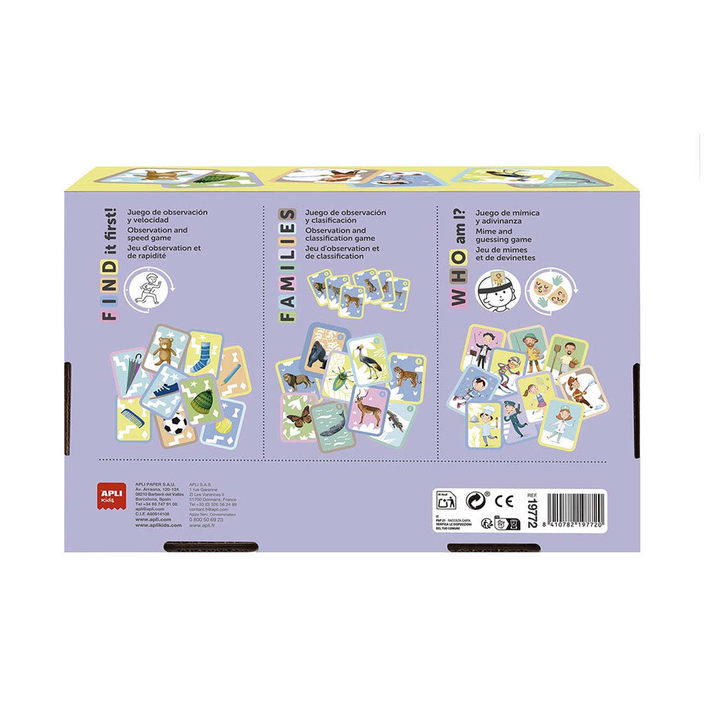 Jogo Apli Kids Cartas 3 Temas Expositor 9un