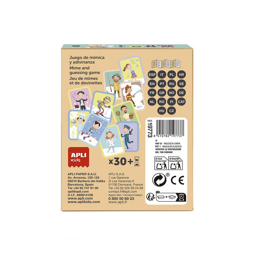 Jogo Apli Kids Quem Sou Eu? 30 Cartas
