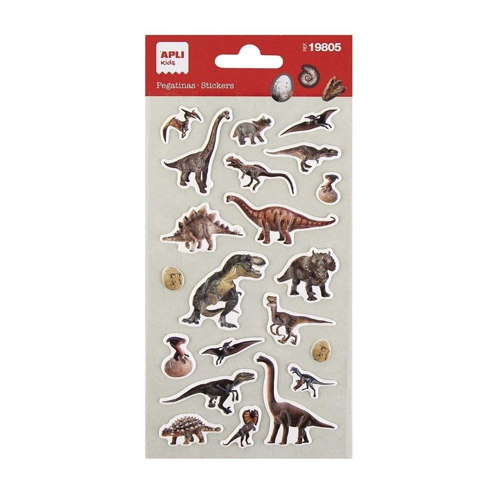 Autocolante Dinossauros Realistas 1 Folha