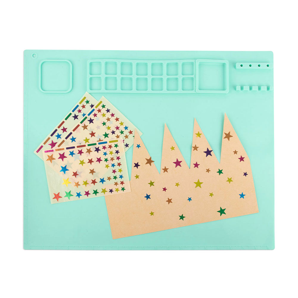Tapete Lavável de Silicone para Pinturas Verde