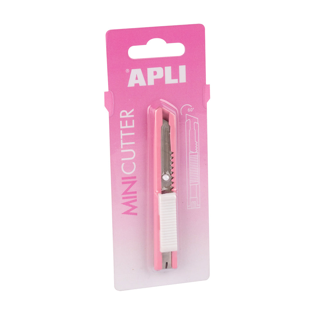 Cortante X-Acto Apli Mini Cutter Nordik Rosa