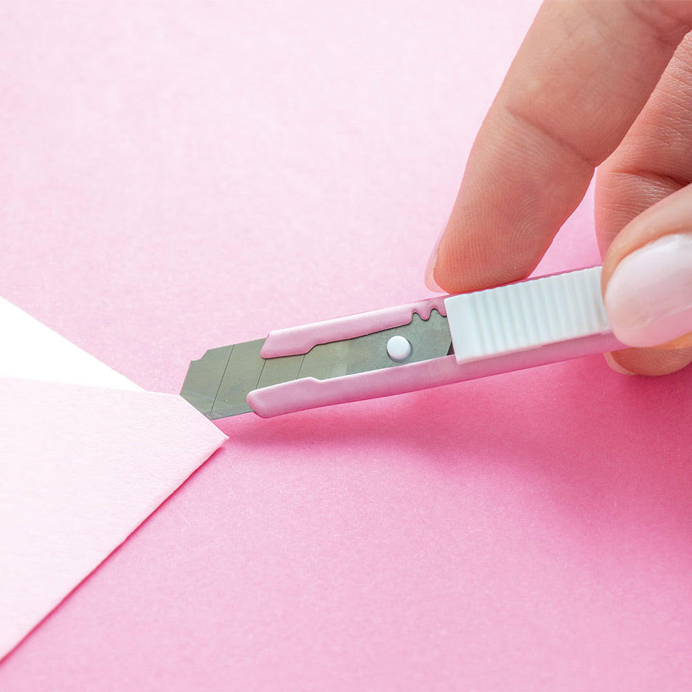 Cortante X-Acto Apli Mini Cutter Nordik Rosa