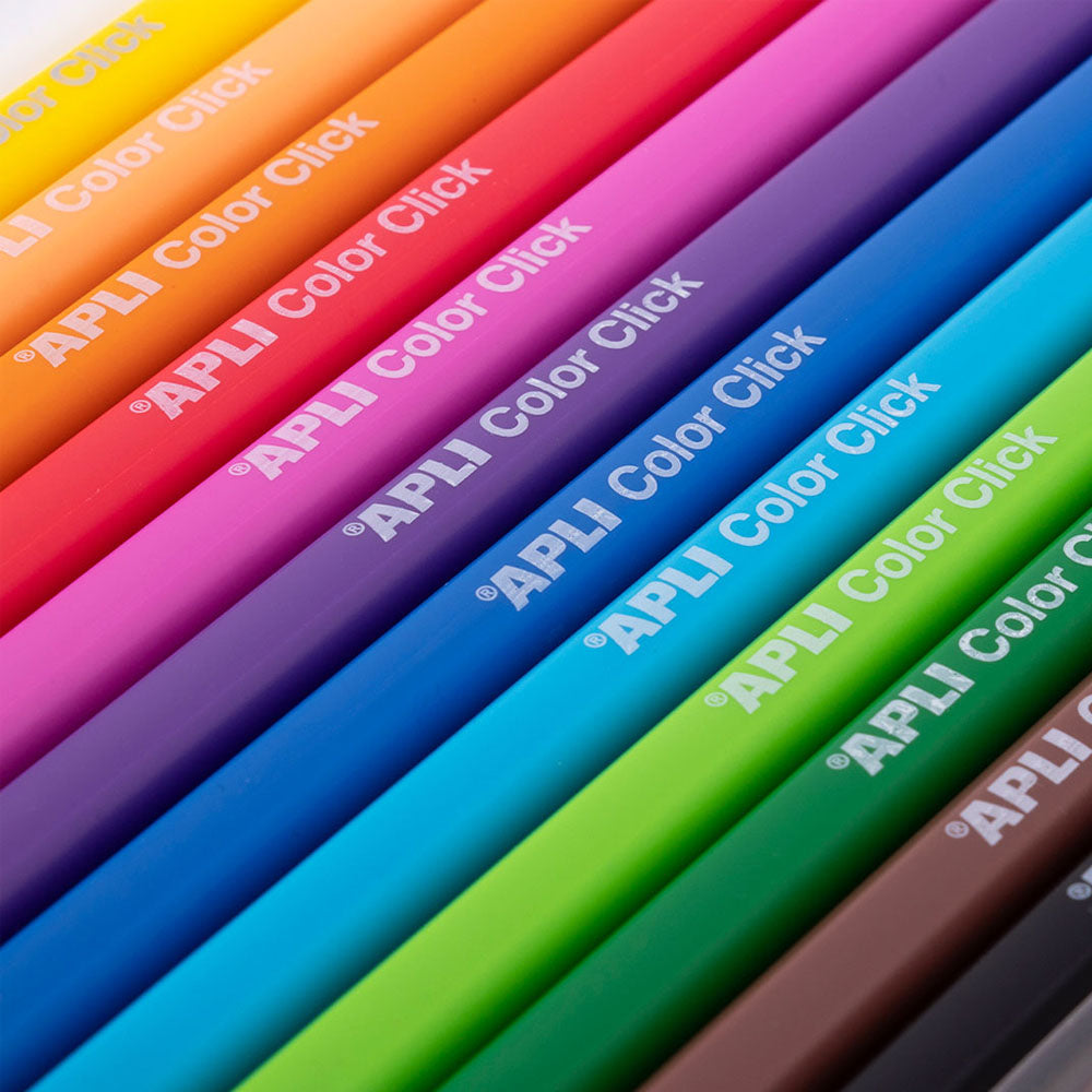 Lápis Cor Lapiseira Color Click Tubo 12un