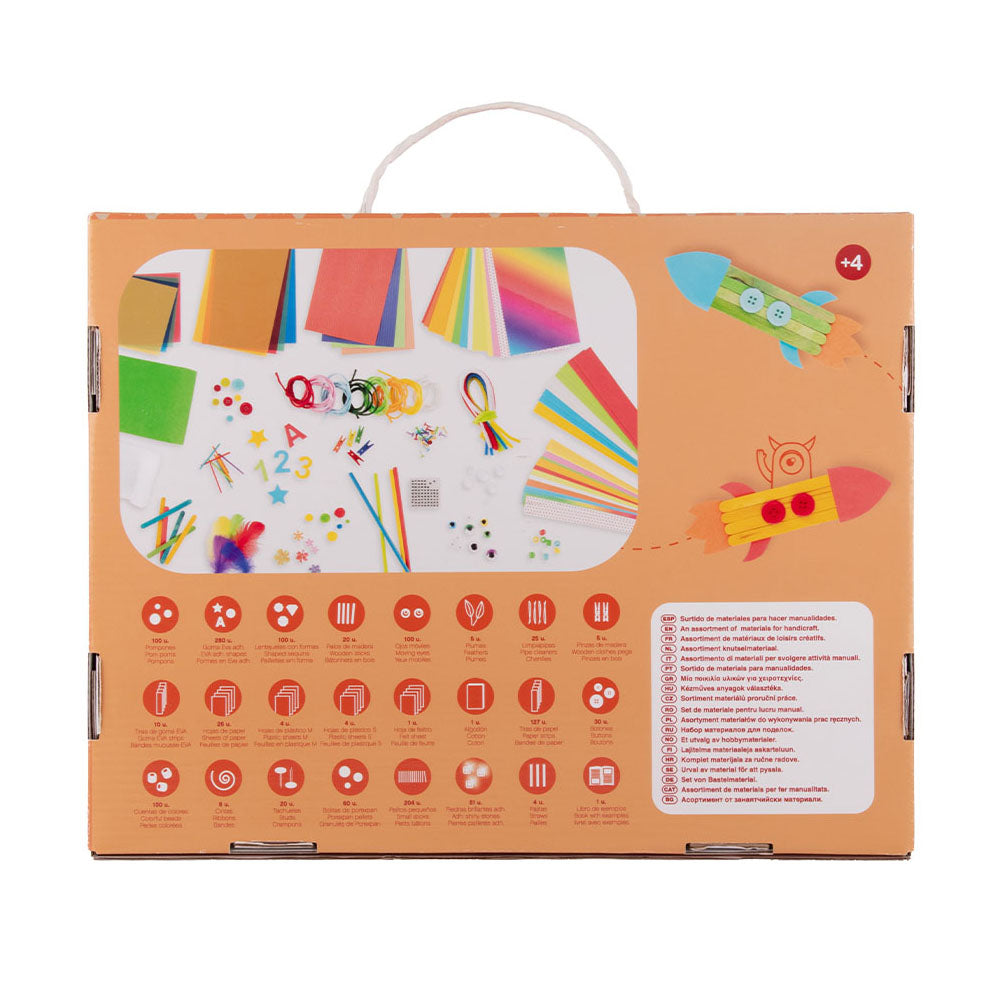 Kit Manualidades Mega Crafty Box 1300 Peças
