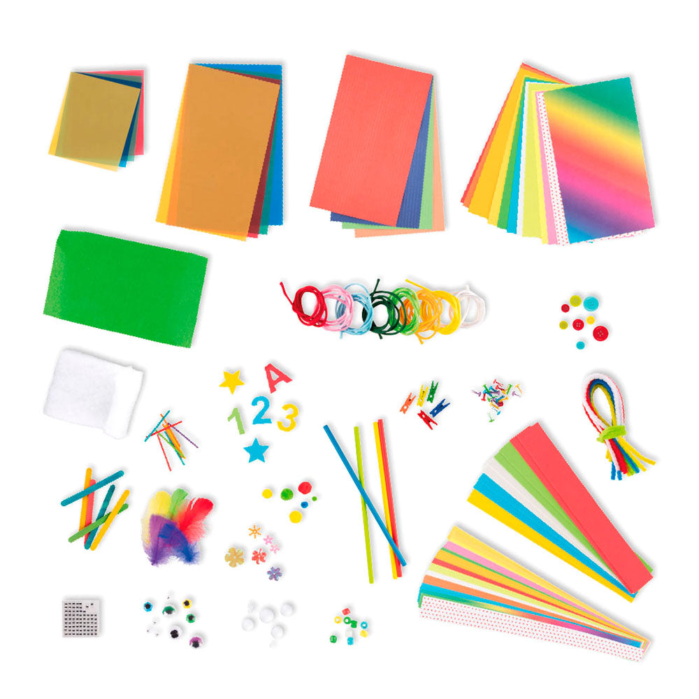 Kit Manualidades Mega Crafty Box 1300 Peças