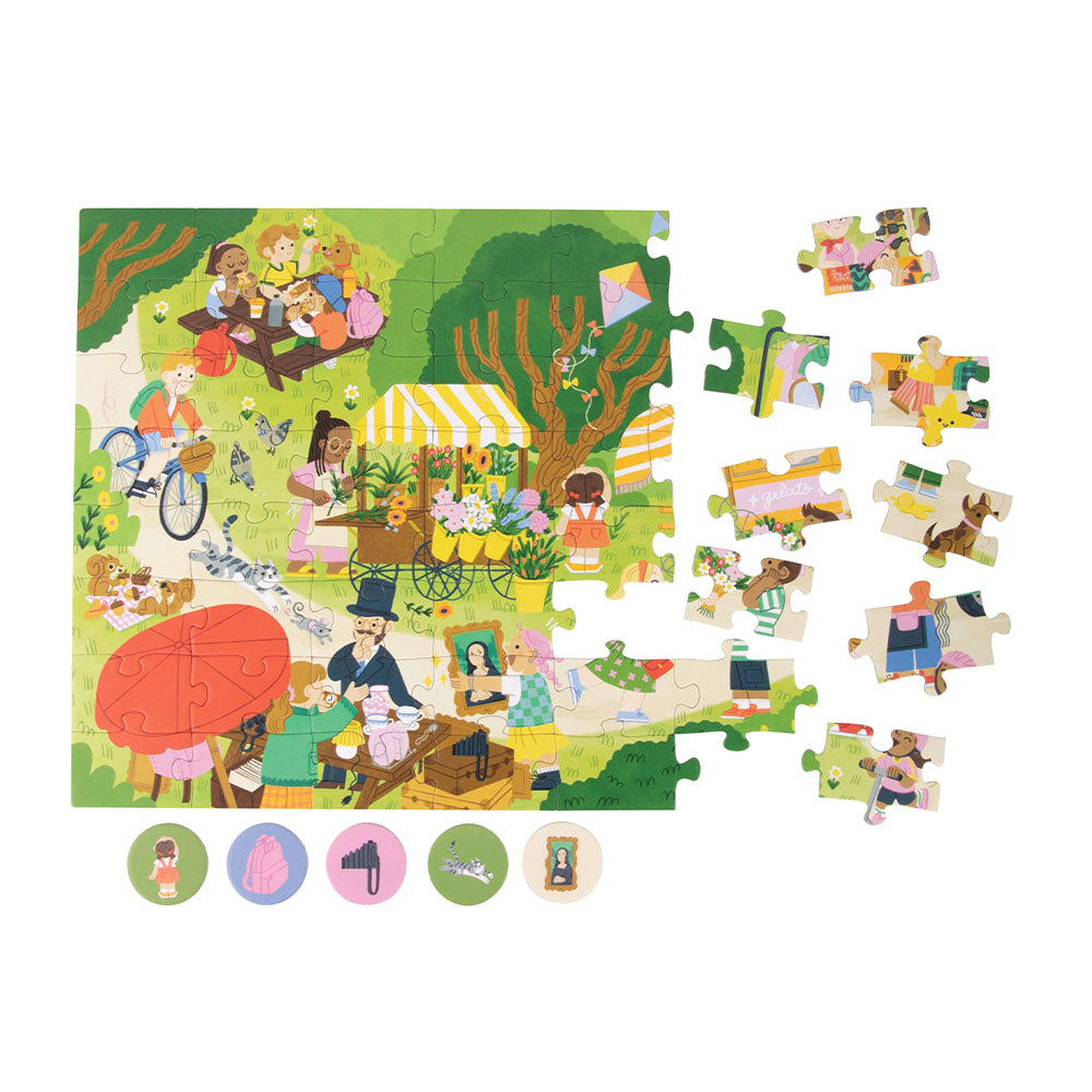 Jogo Educativo Puzzle Apli Observação Mercado 200 Peças