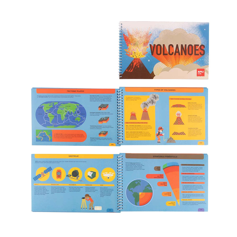 Jogo Educativo Magnético Vulcões 35 peças