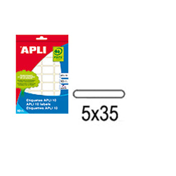 Etiquetas 005x035mm 10Fls A5 01631 Apli 600un