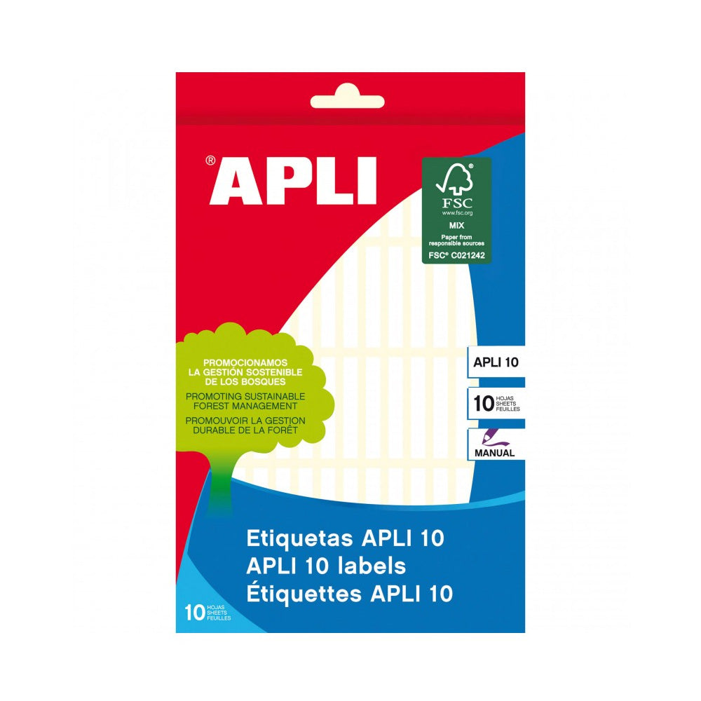 Etiquetas 005x035mm 10Fls A5 01631 Apli 600un