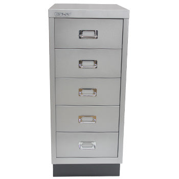 Movel Metal 673x279x429 com 5 Gavetas 102mm Silver