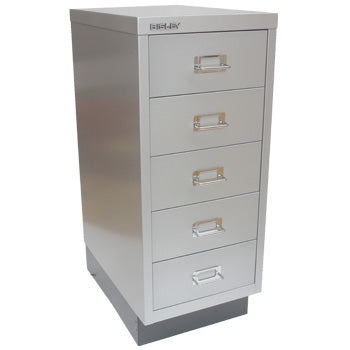Móvel Metal 673x279x429 com 5 Gavetas Silver