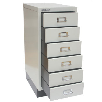 Móvel Metal 673x279x429 com 6 Gavetas Cinza