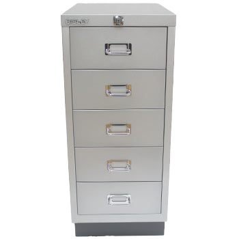 Movel Metal com Fecho 673x279x429mm com 5 Gavetas Silver
