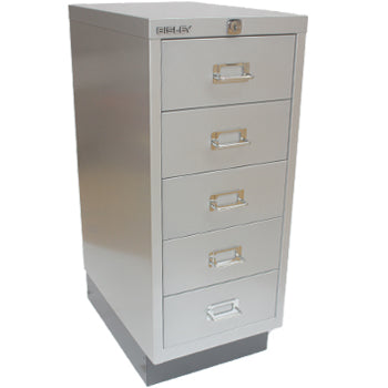 Móvel Metal com Fecho 673x279x429mm com 5 Gavetas Silver