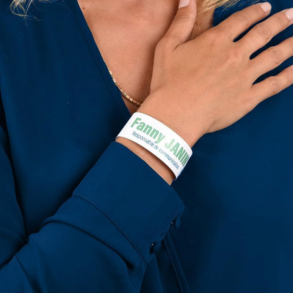 Pulseiras IDENTIFICAÇÃO Avery L4000-5 5x10 Branco=50un