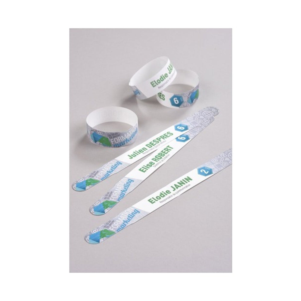 Pulseiras IDENTIFICAÇÃO Avery L4000-5 5x10 Branco=50un