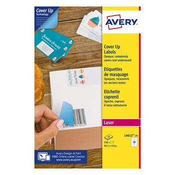 Etiquetas Ocultar 099,1x057mm 25Fls Avery 250un