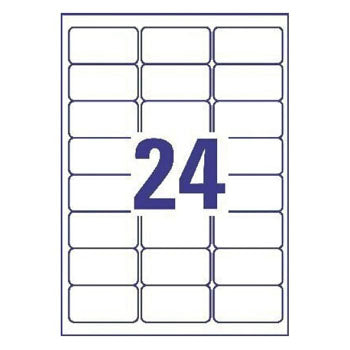 Etiquetas Resistentes 063,5x033,9mm Avery 20 Folhas 480un