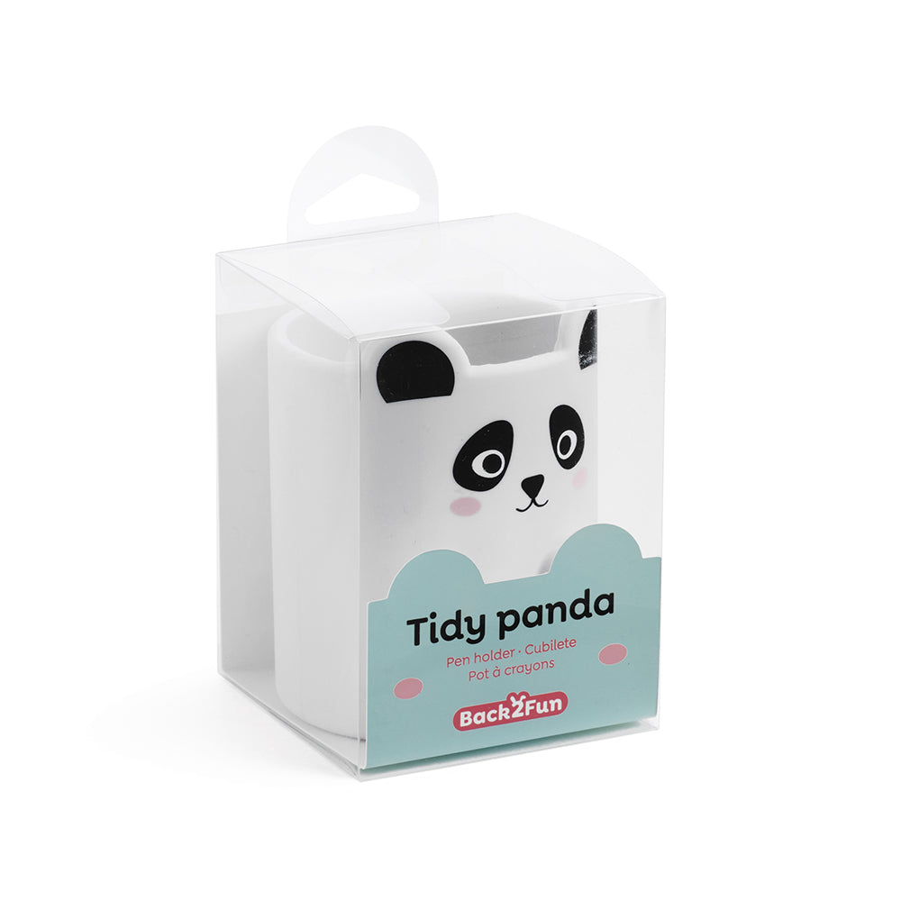 Porta Lápis Silicone Redondo Wildly Panda