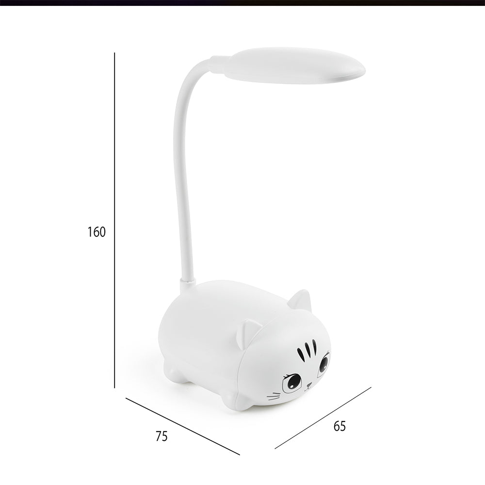 Candeeiro LED Kitty Branco