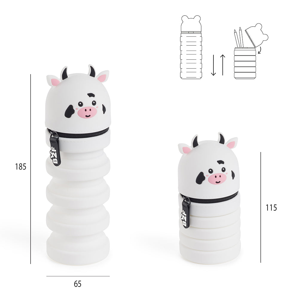 Estojo Silicone Extensível Growing Pets Vaquinha