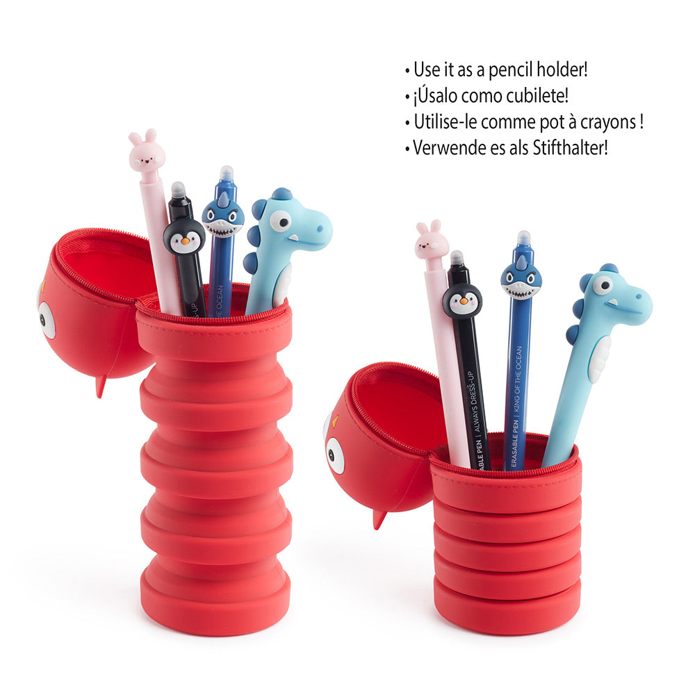 Estojo Silicone Extensível Growing Pets Coruja