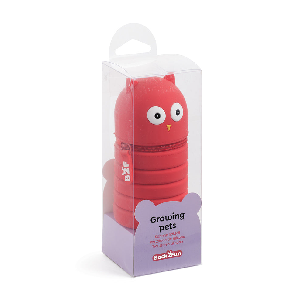 Estojo Silicone Extensível Growing Pets Coruja