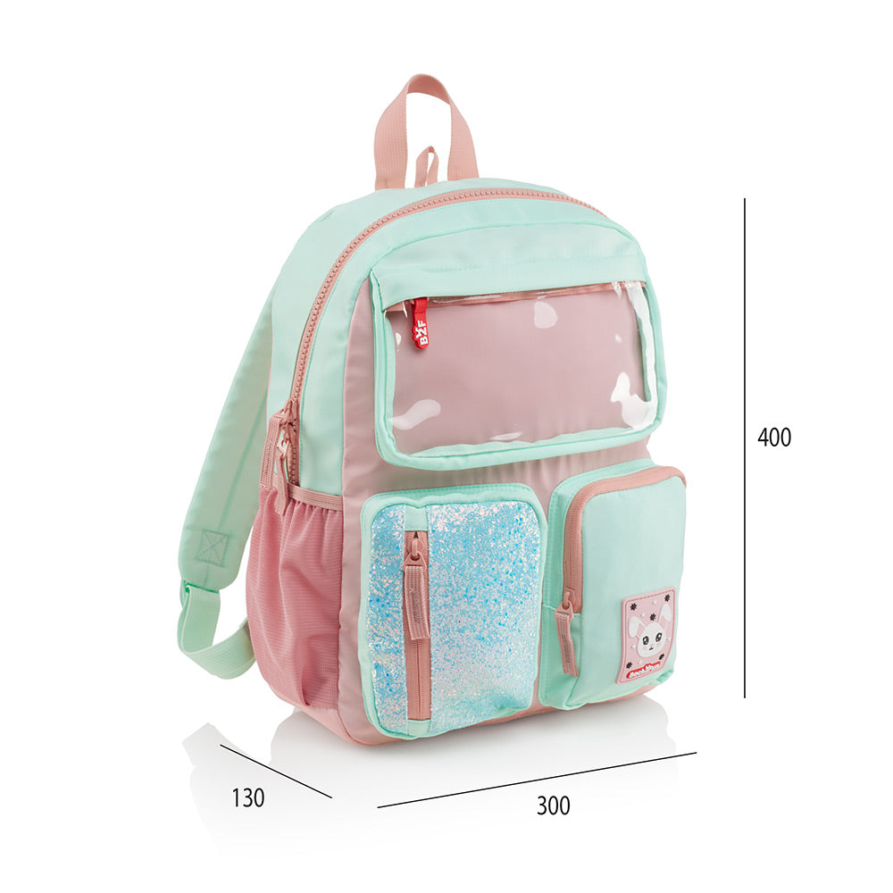 Mochila Infantil Turquesa e Rosa 17L
