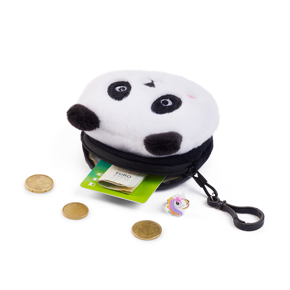 Porta Moedas c/ Porta Chaves Panda 1un